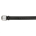 Premium Black Leather Dress Belt