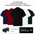 LCT KLASSISCHES PIQUÉ-POLOSHIRT SET [ 2 BEZAHLEN 5 ERHALTEN] + SONNENBRILLE